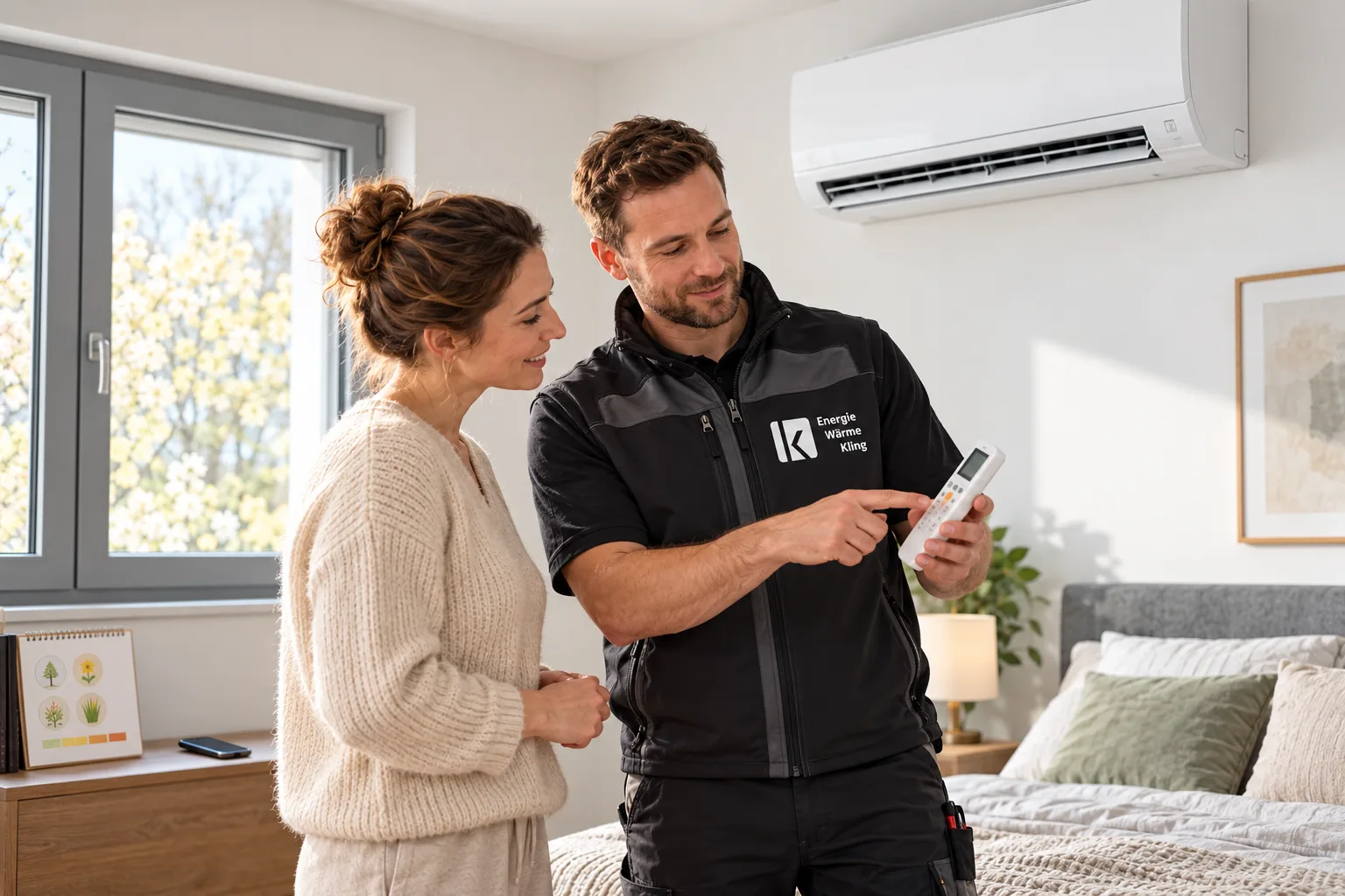 Klimaanlage für Allergiker: Einweisung zur Nutzung im Schlafzimmer